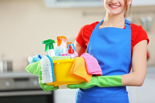 Local cleaners preparing a Mayfair home for tenancy inspection