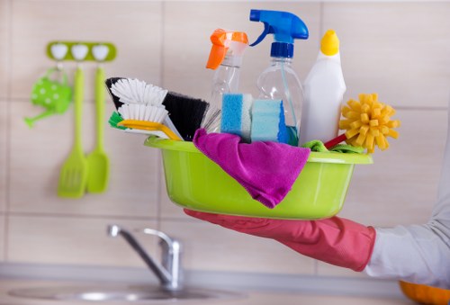 Professional post-renovation dust removal in a Mayfair home