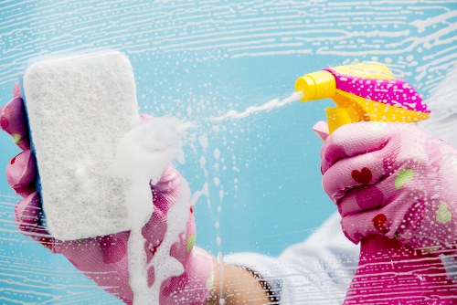 Careful fabric sofa cleaning in a luxury Mayfair property