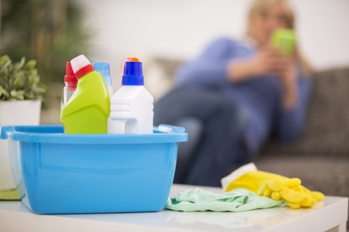 Finished carpet cleaning service documentation and legal terms review