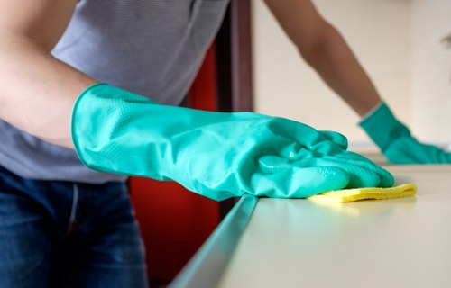 Detailed cleaning after refurbishment in a Mayfair commercial space